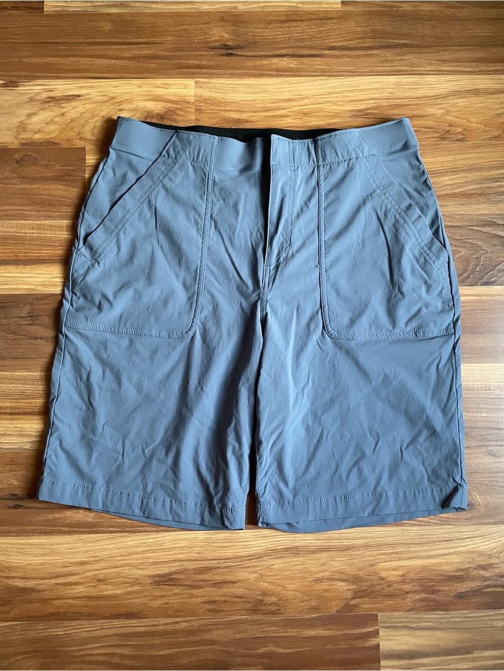 Eddie Bauer Women's Performance Hiking Shorts Blue Gray Size 12 Tall